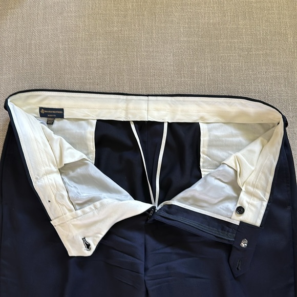 Brooks Brothers Navy Dress Pants — 40x32 - Picture 3 of 4